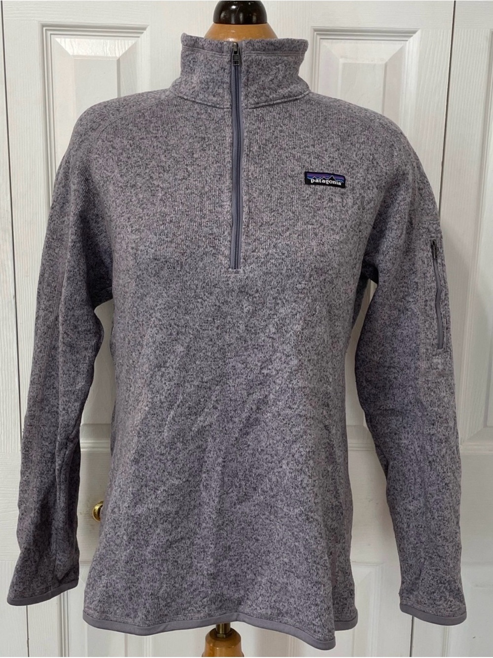 Patagonia Women's Purple Half-Zip Sweater Fleece Pullover
